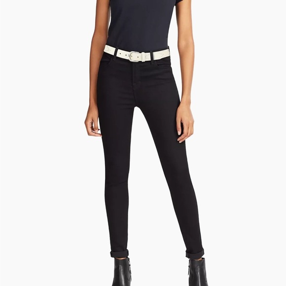 NWT Isabel Marant Telly Leather Belt White Silver 75 - Picture 2 of 8